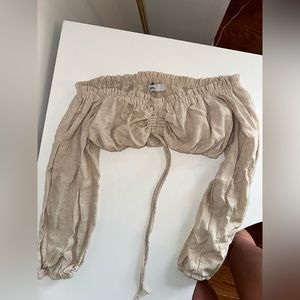 Adika Women’s Off-shoulder Crop Top Size small